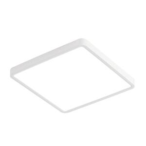 Ligaya 11.81 in. White Dimmable LED Ultra-thin Integrated Flush Mount with White Shade