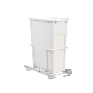 14.37 in. x 16 in. x 17.43 in. 20 Qt. In Cabinet Pull-Out Single Trash Can