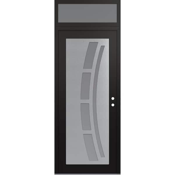Reviews for Tessari Doors C16 36 in. x 96 in. Black P Left-Hand/Inswing ...