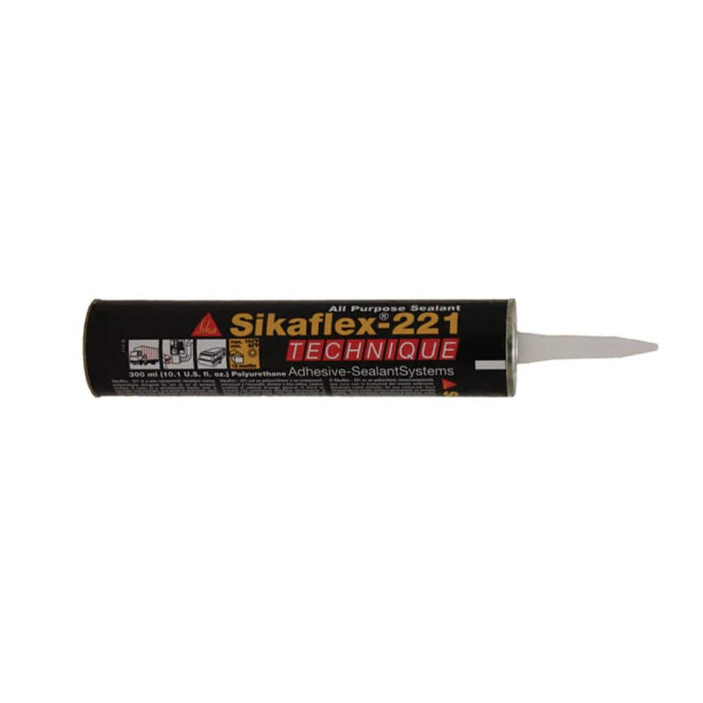 Sika Sikaflex 221 Heavy Duty Adhesive Sealant 310ml White x 3 Pack
