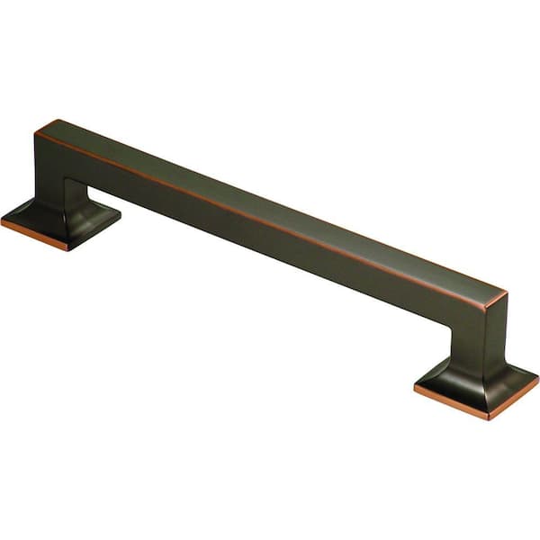 HICKORY HARDWARE Studio Collection 8 in. Center-to-Center Oil-Rubbed Bronze Appliance Pull
