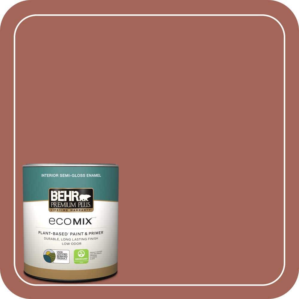 1 qt. Home Decorators #HDC-CL-08 Sun Baked Earth Semi-Gloss Enamel EcoMix Plant-Based Interior Paint & Primer price history on PriceWatchPro