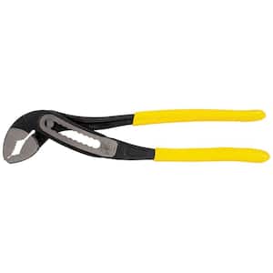 Klein Tools D53010 Plier Wrench, High Leverage Multi-Use Pump Plier with  Adjustable and Reversible Double-Sided Jaw, Smooth and Knurled Teeth,  10-Inch