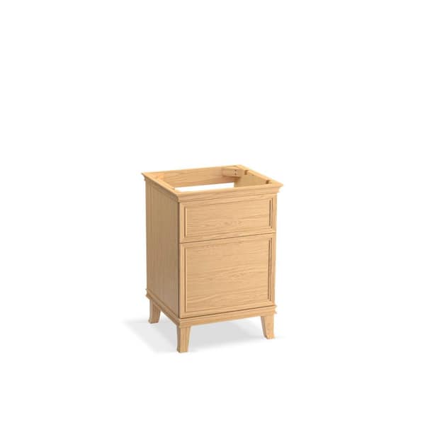 KOHLER Artifacts 24 in. W x 21.89 in. D x 34.49 in. H Bath Vanity Cabinet without Top in Weathered Oak