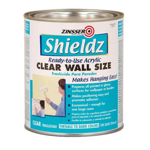 Zinsser 2468 2468 Wallpaper-Adhesive-removers, 32-Ounce, Translucent Blue 