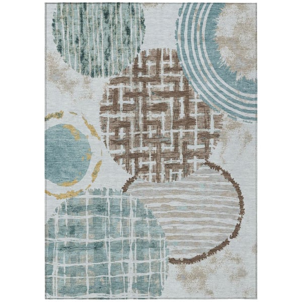 アリエル Addison Rugs Chantille Machine Washable Indoor/Outdoor Abstract