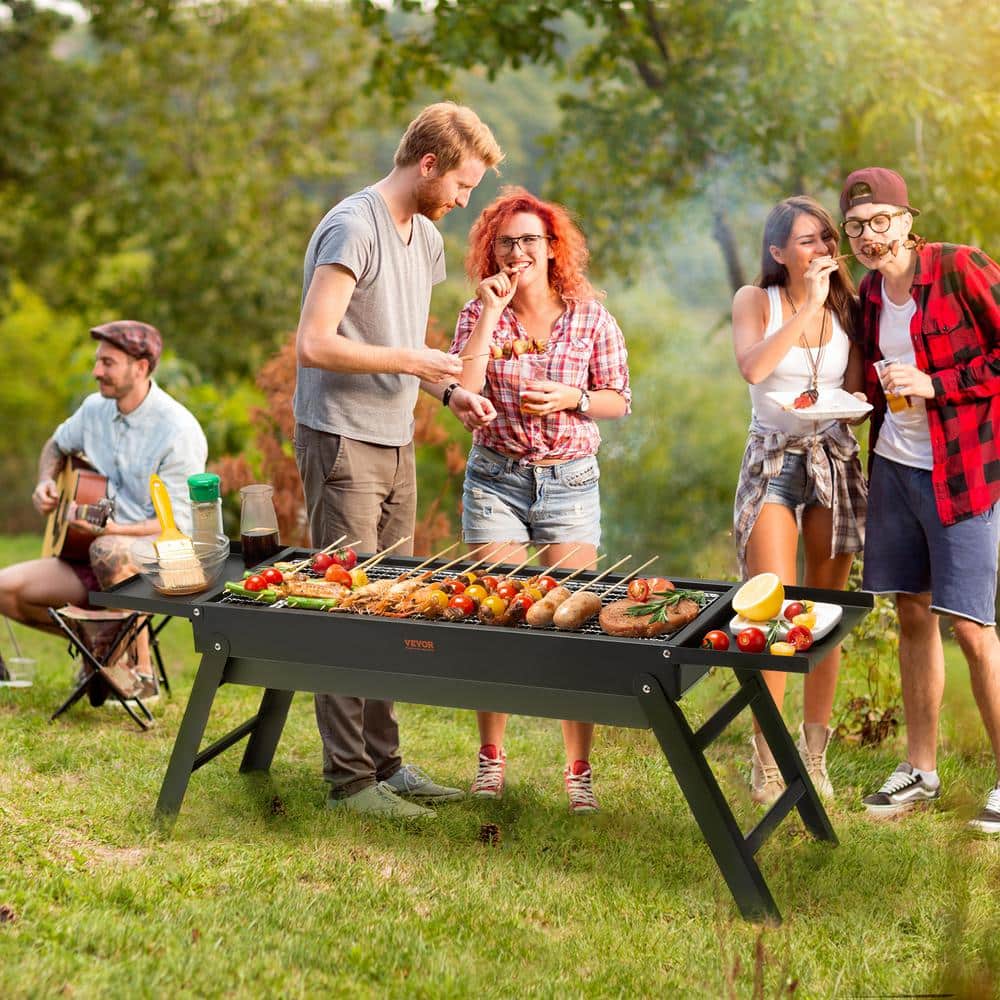 VEVOR 23'' Black Stainless Steel Portable Charcoal Grill
