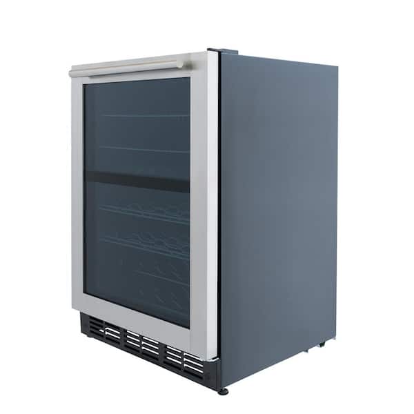 Magic Chef - 44 Bottle Dual Zone Wine Cooler in Stainless Steel