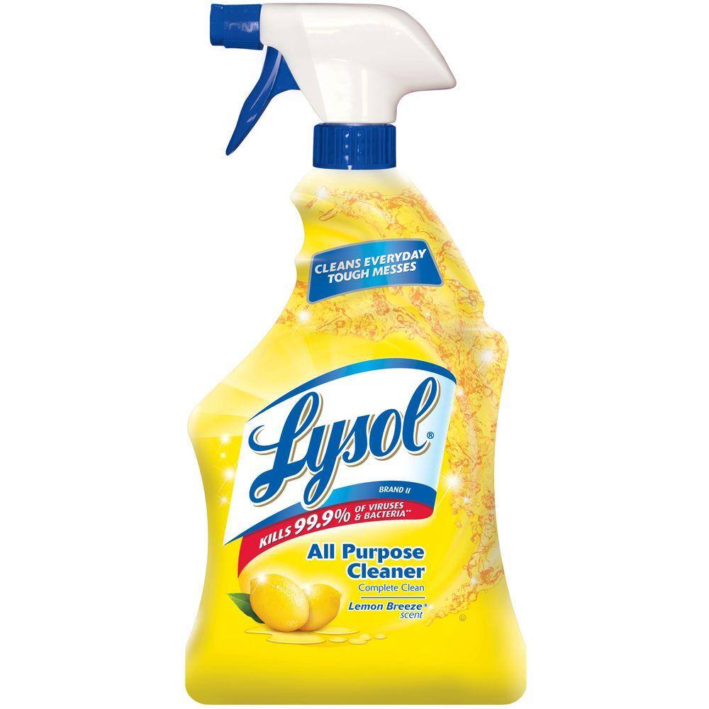 Lysol 40 Oz Lemon Breeze All Purpose Cleaner 83925 The Home Depot