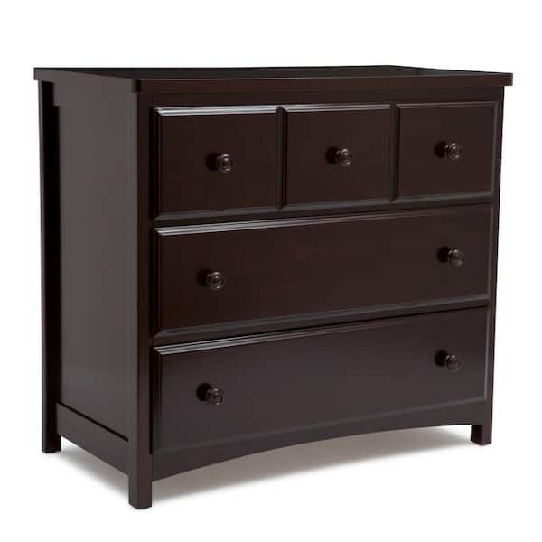 Delta Children 3 Drawer Dark Chocolate Dresser