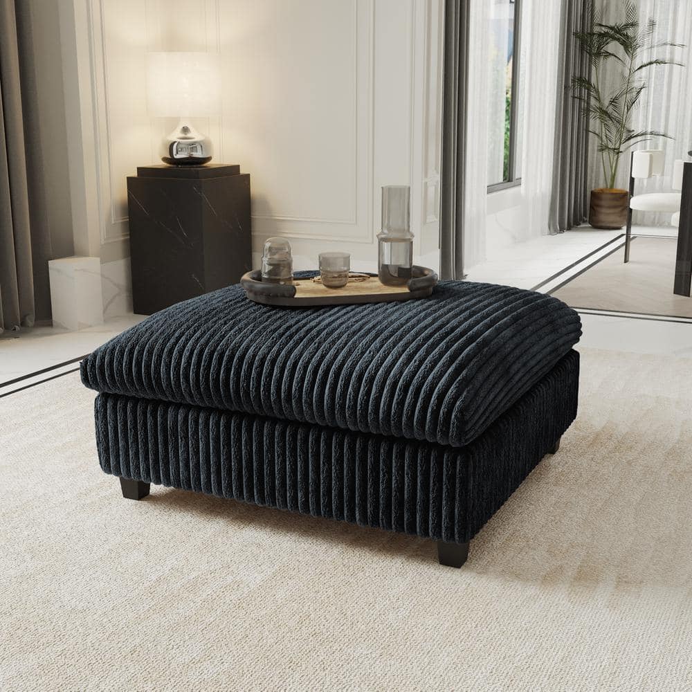 Magic Home 39.3 in. 1-Piece Armless Soft Faux Rabbit Fur Velvet ...