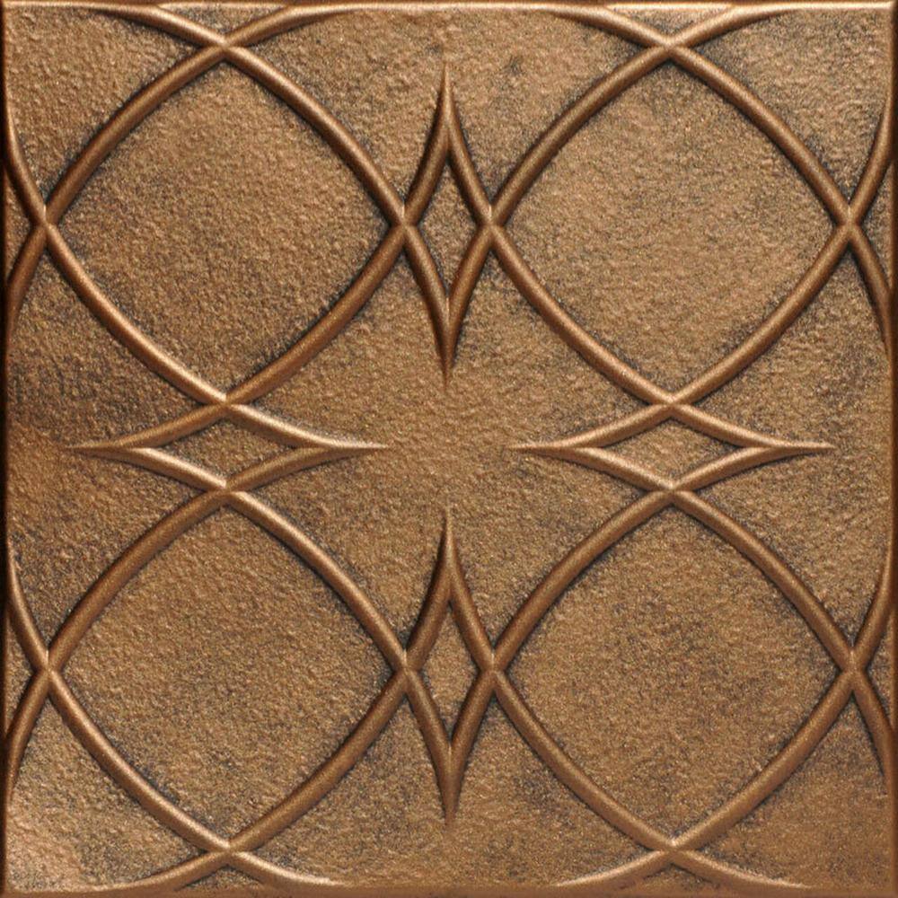 A La Maison Ceilings Cobblestone Antique Bronze 1.6 ft. x 1.6 ft