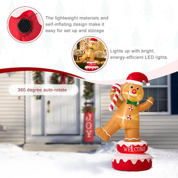 2pcs Red Snowman Let It Snow Xmas Trees Hello Winter Kitchen