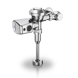 AquaVantage ZER Series Connected, Exposed Sensor Battery Urinal Flush Valve with 0.125 GPF in Chrome