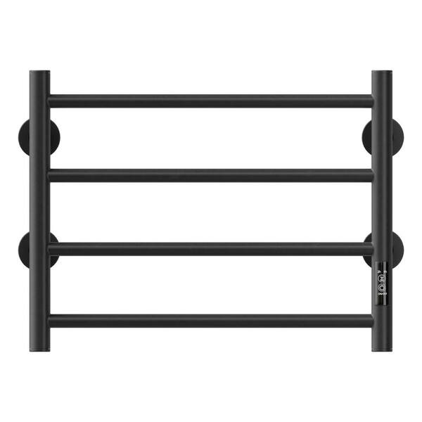 Siavonce Electric Heated Towel Warmer 4 Bars for Bathroom, Stainless