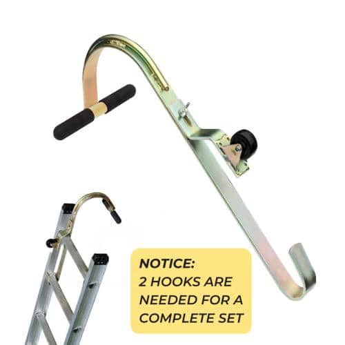 Ladder to Roof Stabilizer Straps Complete Kit