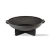 Real Flame Anson 32 in. Wood Burning Steel Fire Bowl in Gray 958-GRY