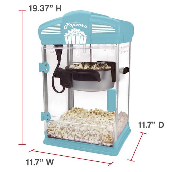 West Bend 6-qt Stir Crazy Oil Popcorn Machine ,Blue