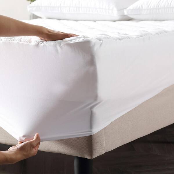 Beauty Sleep Quilted Hypoallergenic Mattress Pad, Mattress Pads &  Protectors, Household