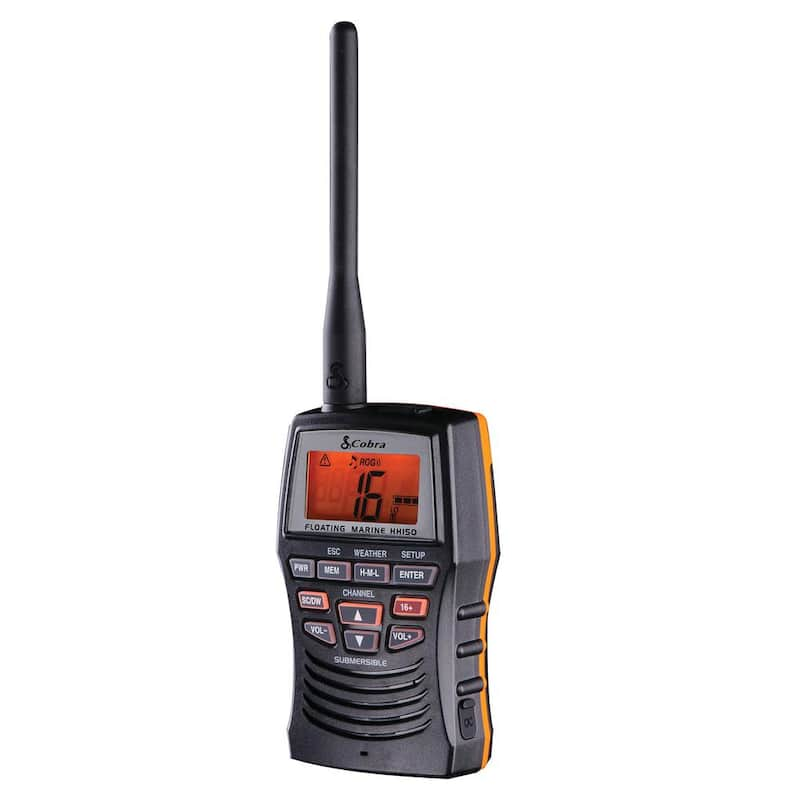 3-Watt Floating VHF Handheld Marine Radio