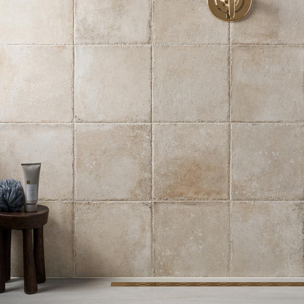 Pergamo 12" x 12" Natural Porcelain Stone Look Tile