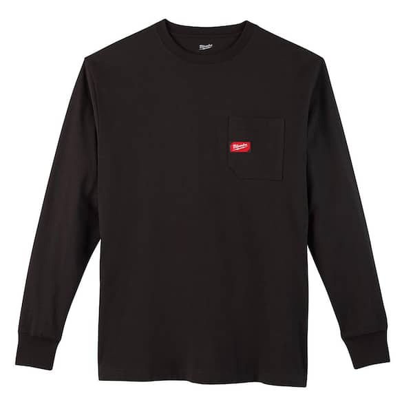 Milwaukee Men's X-Large Black Heavy Duty Cotton/Polyester Long