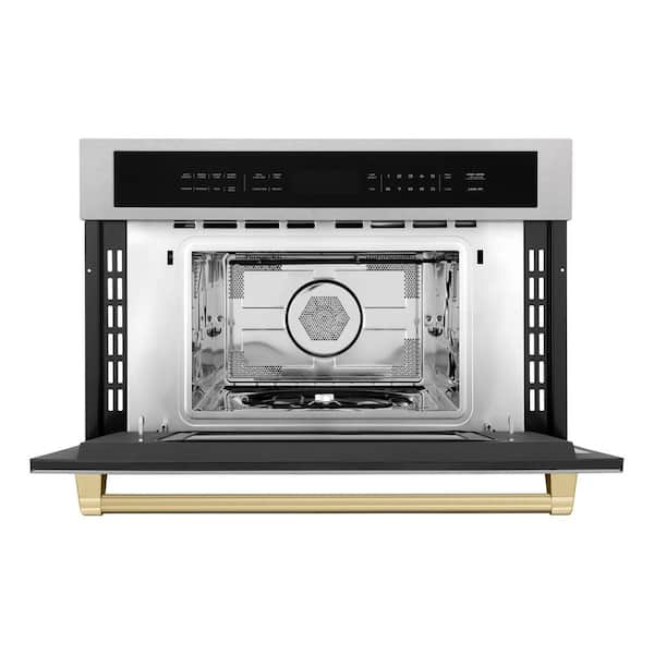 High Pointe 1.1 CU FT 1000-Watt Built-in Convection Microwave with Tri –  Burnstine's Distributing