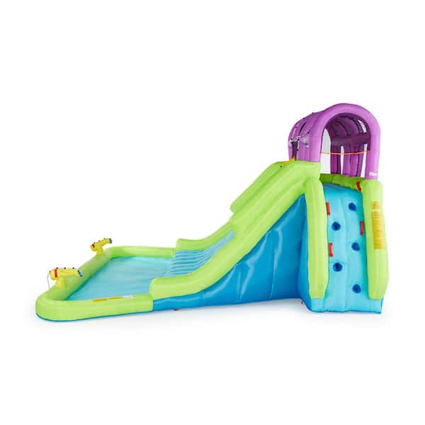 KAHUNA Multi-Color 180 Mega Blast Inflatable Backyard Kids Pool and Slide Water Park