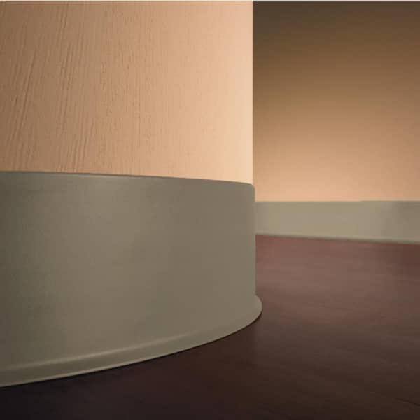 Brown Vinyl 4 in. Wide x 120 ft. Length Roll Vinyl Wall Base