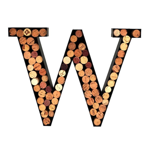 Unbranded Wine Cork Holder Letter W - Wine Accessories Perfect Gift To Store Wine Corks, Wine Decor or Wine Cork Holder Decor