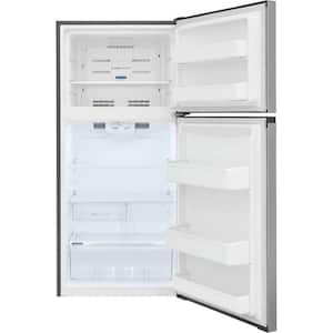 13.9 cu. ft. Top Freezer Refrigerator, brushed steel