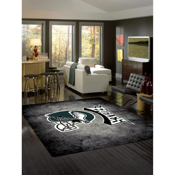 PHILADELPHIA EAGLES 6 ft. X 8 ft. DISTRESSED RUG