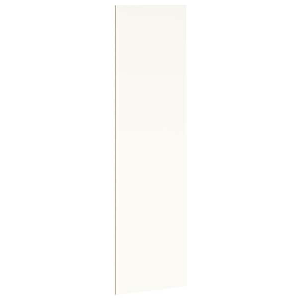 QuickShip Cottage 11.25 in. W x 0.25 in. D x 42 in. H Wall Flush End Panel Skin in White