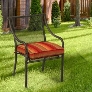 Oak Cliff 20 x 20 Sunbrella Astoria Sunset Outdoor Chair Cushion (2-Pack)