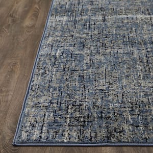 Celena Altenz Blue 9 ft. 10 in. x 12 ft. 10 in. Abstract Polypropylene Area Rug