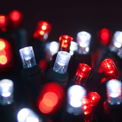 Red And White Lights - Christmas String Lights - Christmas Lights - The Home Depot