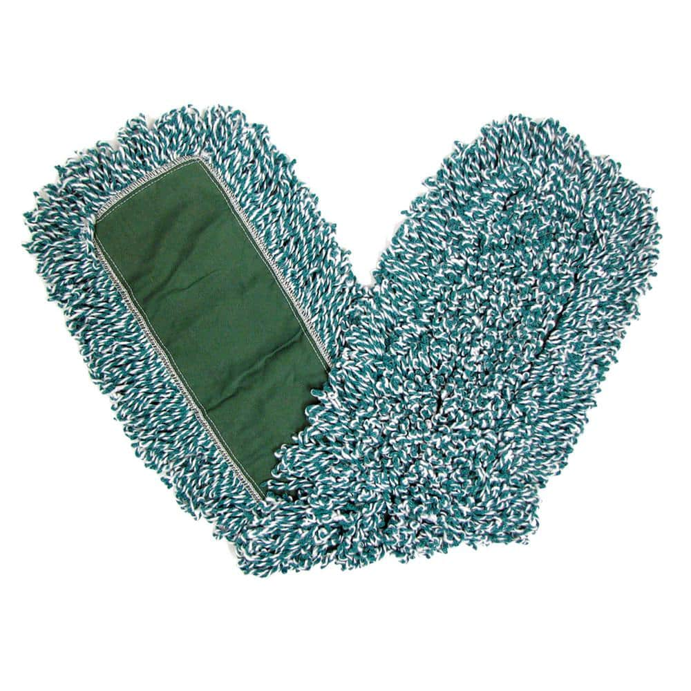 Rubbermaid Commercial Products 36 in. Microfiber Loop Green Dust Mop ...