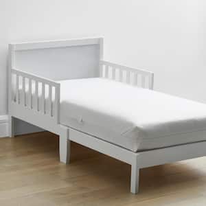 Company Kids Waterproof Toddler White Cotton Crib Mattress Protector
