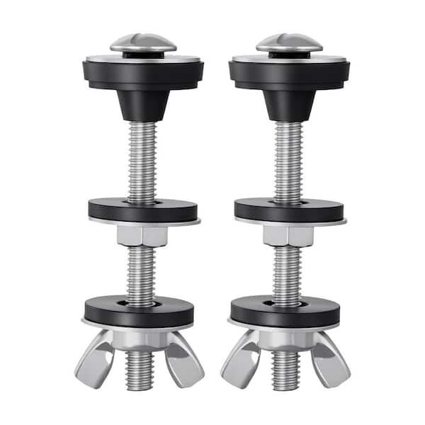 Universal Toilet Tank to Bowl Bolts Kit, 2PCS Metal Heavy Duty Toilet Tank Bolts, Stainless Steel Toilet Tank Screws Kit