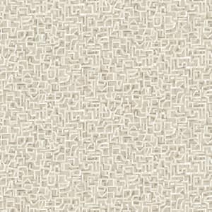 Glyph Geo Fawn Non-Pasted Wallpaper, 56 sq. ft.