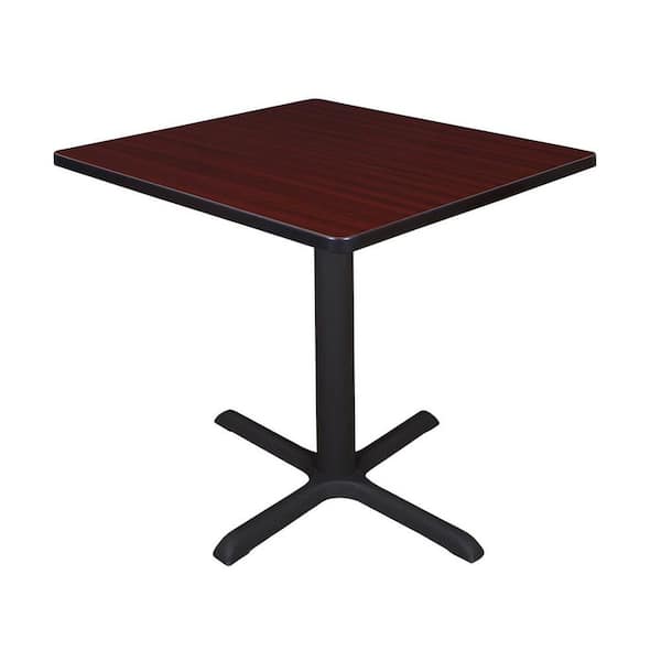 Regency Bucy 30 in. L Square Mahogany Wood Breakroom Table (Seats 4)
