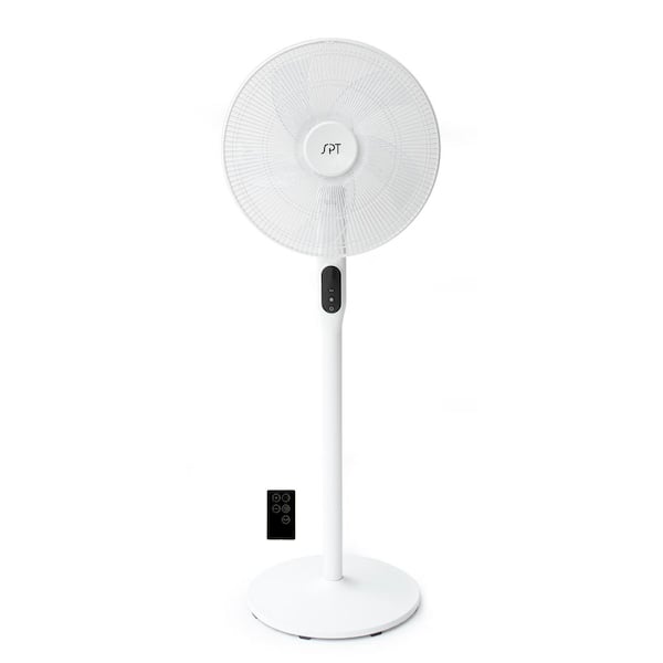 SPT 51 in. Oscillating Pedestal Fan with Remote and Timer