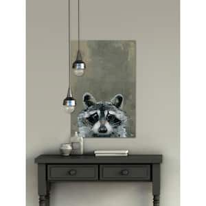 24 in. H x 16 in. W "Look Raccoon" by Julia Posokhova Canvas Wall Art