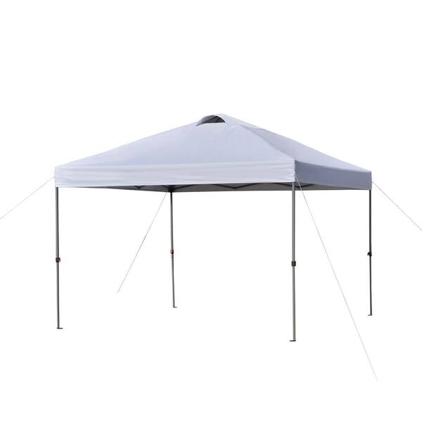 Unbranded 10 ft. x 10 ft. Instant Pop-Up Canopy Tent with Adjustable Height, Vented Top, and Wheeled Carry Bag for Outdoor Events