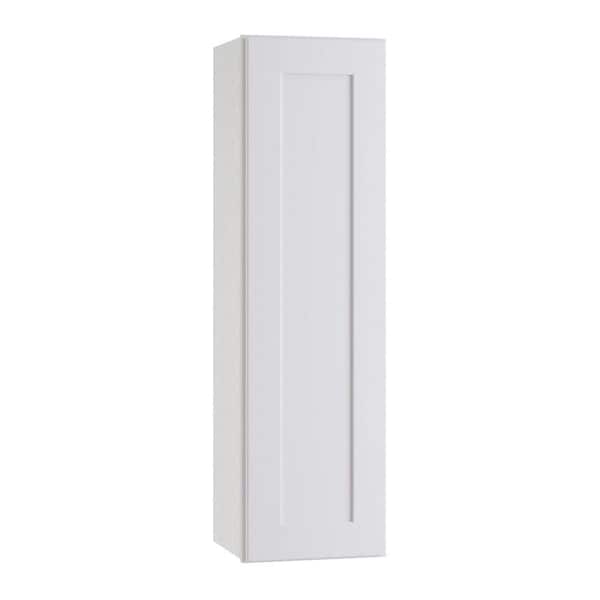 Home Decorators Collection Newport Pacific White Plywood Shaker Assembled Wall Kitchen Cabinet Soft Close Left 9 in W x 12 in D x 42 in H
