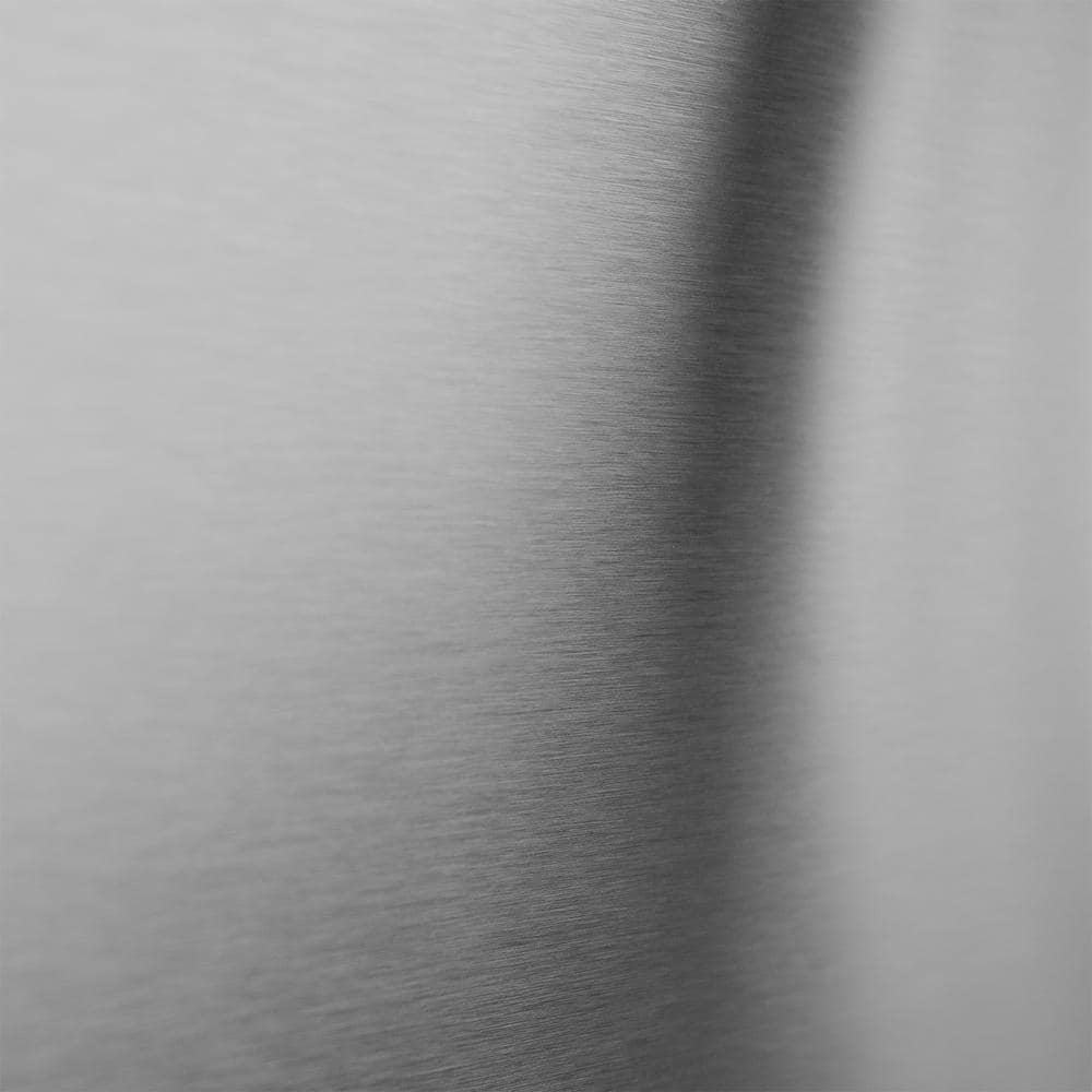 XL Gray Stainless Steel Peel and Stick Wall Mural