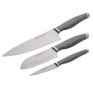 Oster Slice Craft 3 Piece Stainless Steel Cutlery Set - Charcoal - Curacao  
