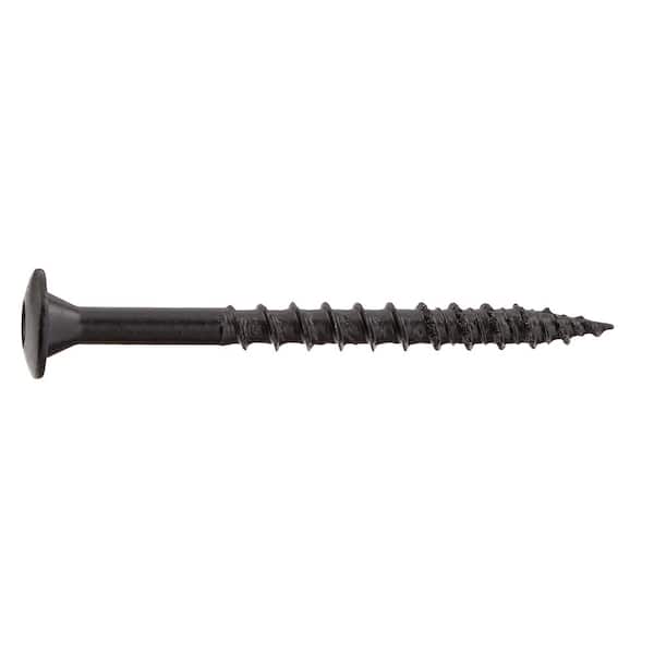 #8 x 2 in. Black 6-Lobe Torx Drive Exterior Wafer Head Multi-Material Screw 1 lbs. -Box (116-Piece )