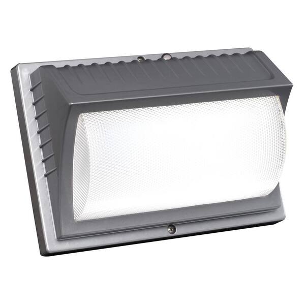 Honeywell 42-Watt Titanium Gray Integrated LED Outdoor  Wall Pack Light