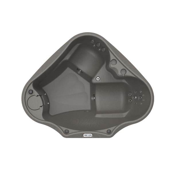 AquaRest Spas Select 300 2-Person Stainless 20-Jets Plug and Play Hot Tub with LED Waterfall in Keystone